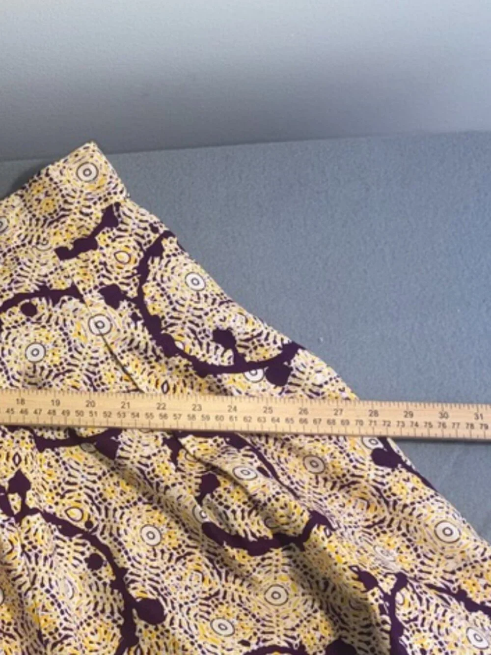 Francis + Benedict 100% Cotton Hand Made in Africa Flowy Printed Skirt size M